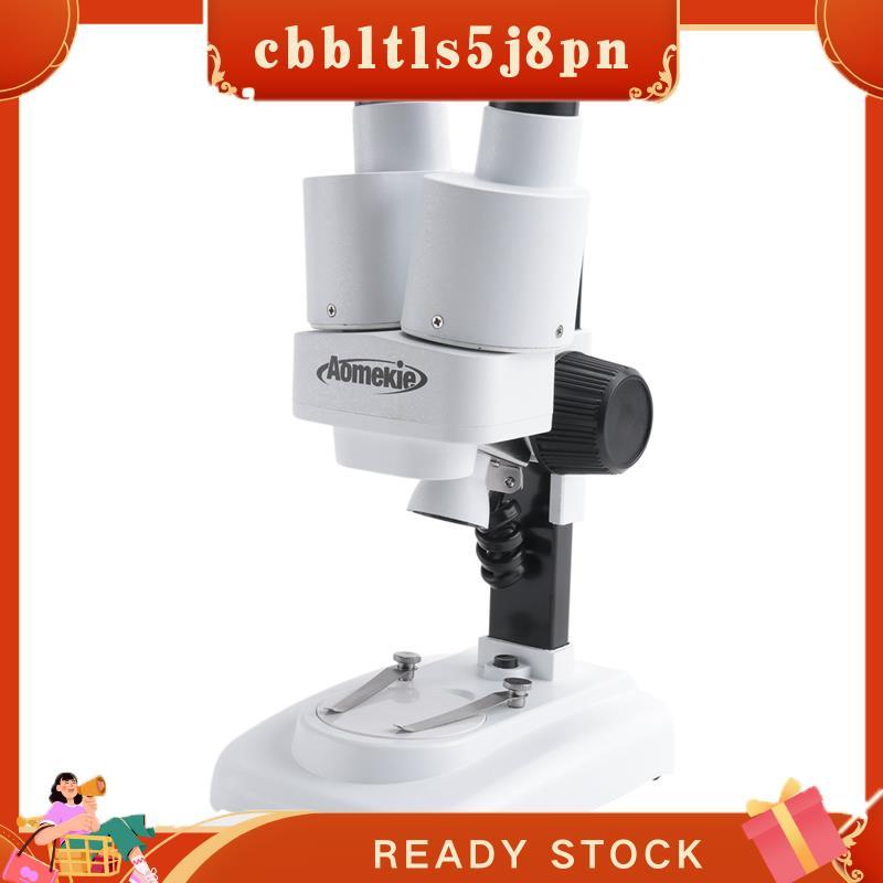 Microscópio Estéreo Binocular 20X Com LED Para F