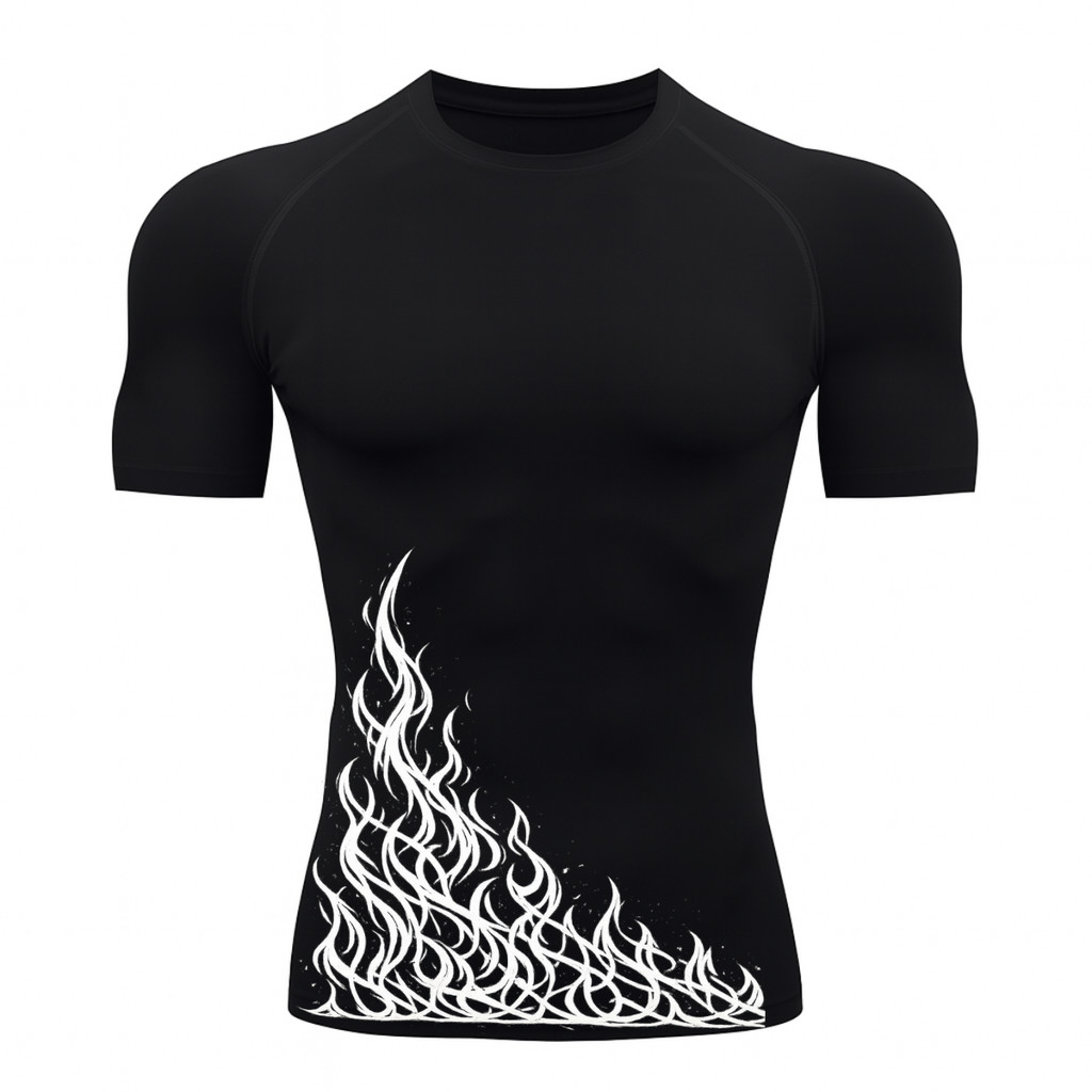 Camiseta Manga Curta Compressão Proteção Uv 50+