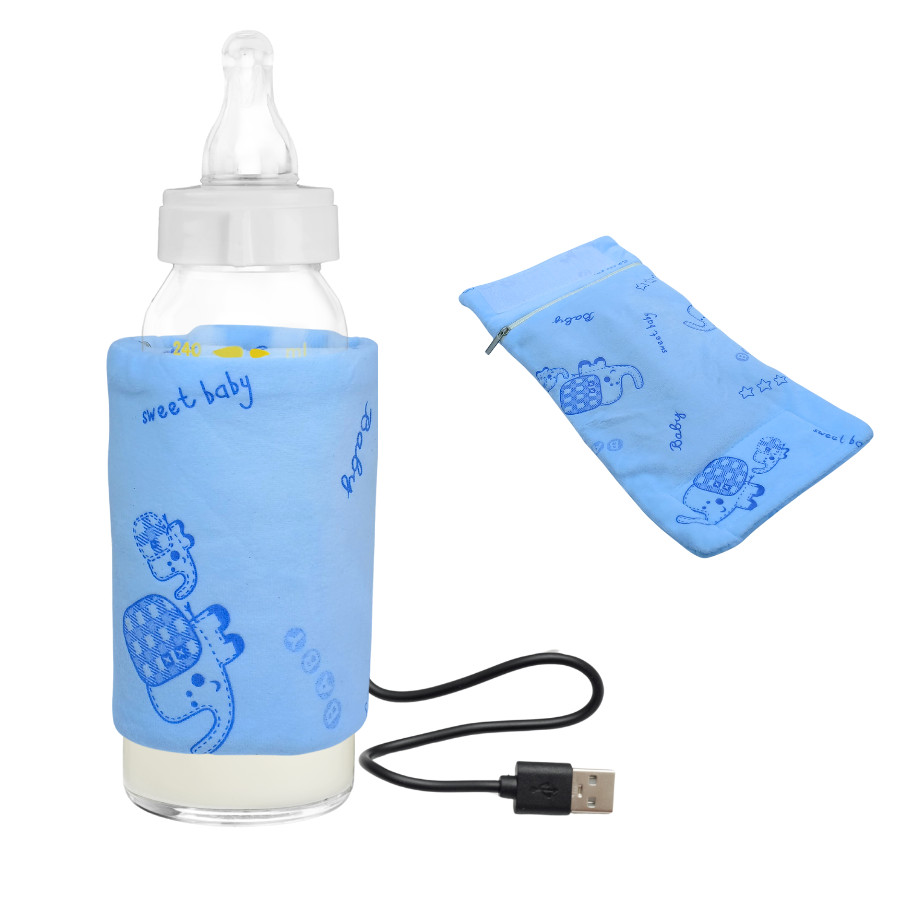 Aquecedor De Mamadeira Com Cabo USB Leite Bebê Az