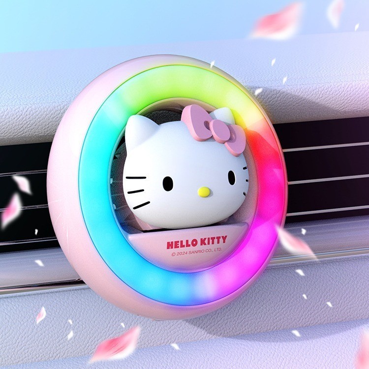 Novo Hello Kitty carro aromaterapia controle de vo
