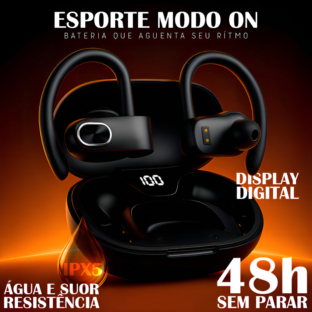 Fone De Ouvido Bluetooth Sem Fio Iphone Samsung Co