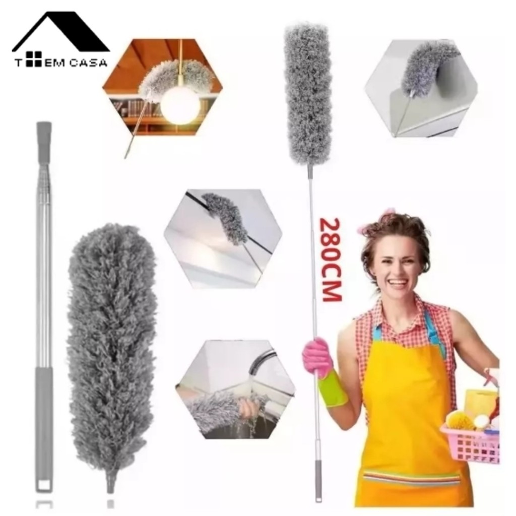 2.8m Espanador de Pó Para Limpeza em Microfibra C