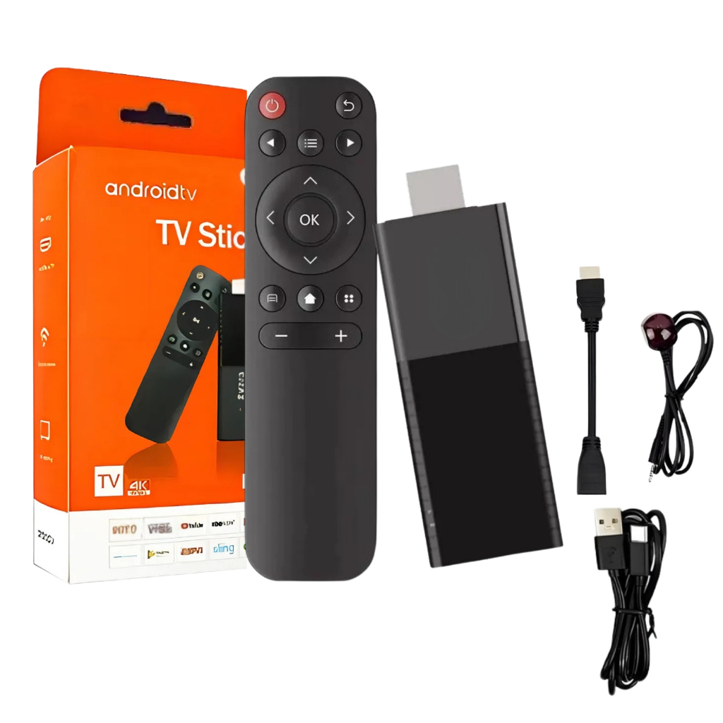 TV Stick 4K Ultra HD Sistema Android 8GB+128GB Wi-