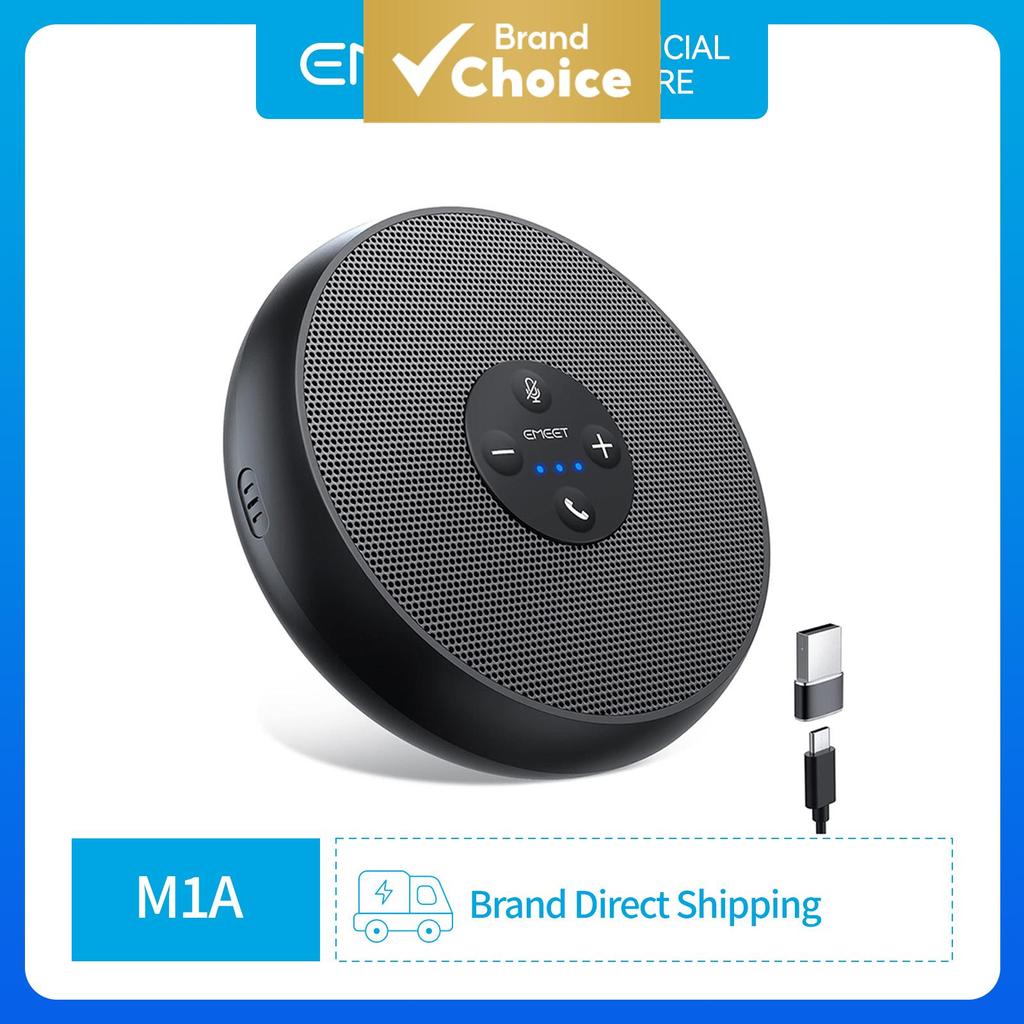 Caixa de Som USB com Microfone EMEET M1A 360° Cap