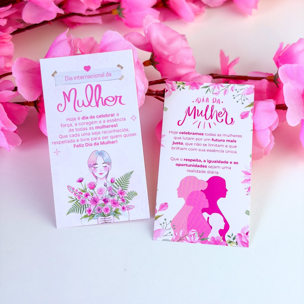 Cartão Dia internacional das Mulheres-Dia da Mulh