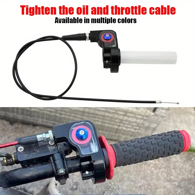 Acelerador Punho Rápido Aluminio Universal + Cabo