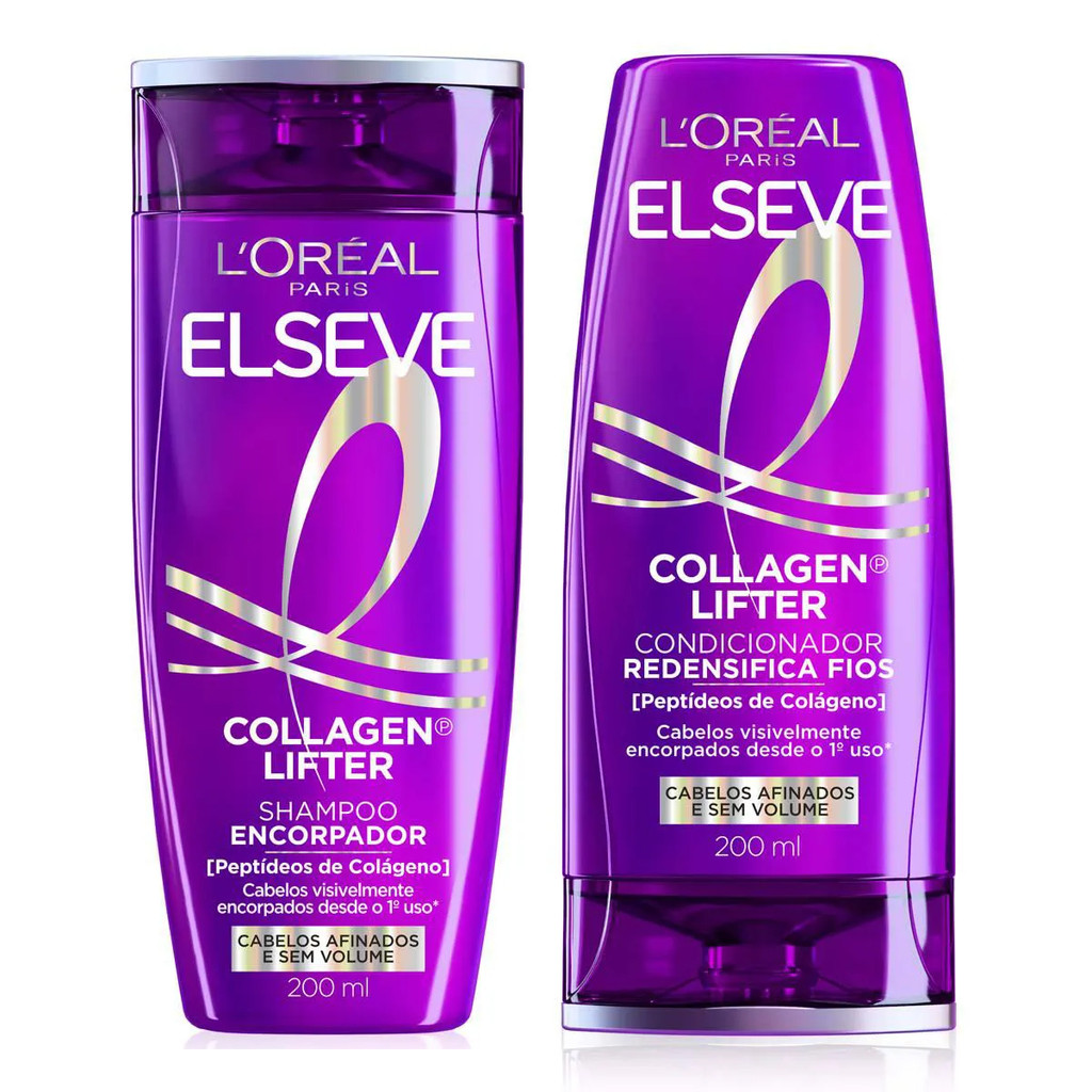 KIT ELSEVE SHAMPOO + CONDICIONADOR COLÁGENO LIFTE