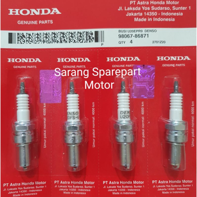 Vela De Ignição Denso U20 Kharisma Vario Beat