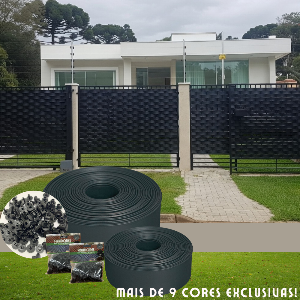 Protetor de Portão 9 Cores (Tam: 50, 25 ou 10m de
