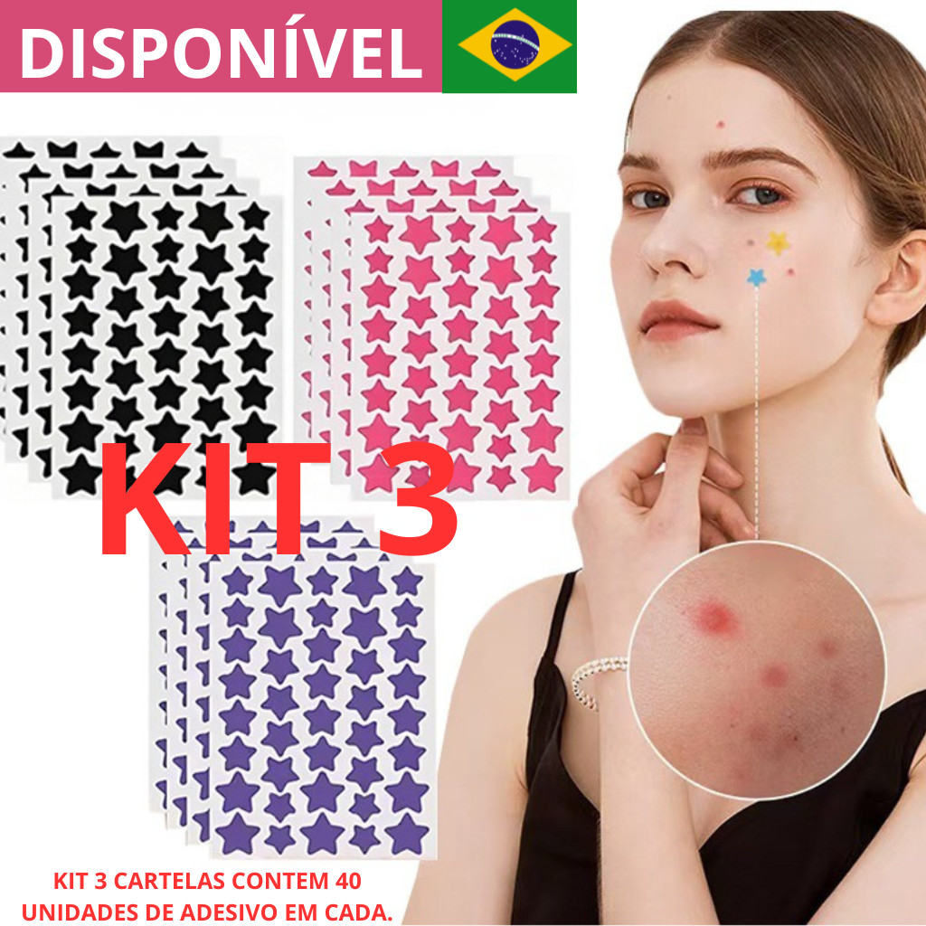 120 Pçs Hidrocolóide Acne Remendos Rosto Espinha