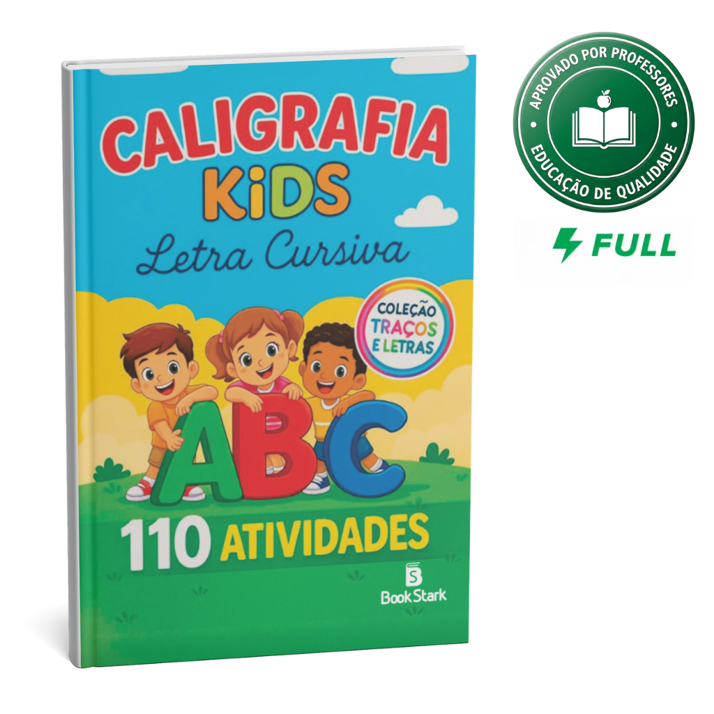 Caderno De Caligrafia Infantil Com 110 Atividades 