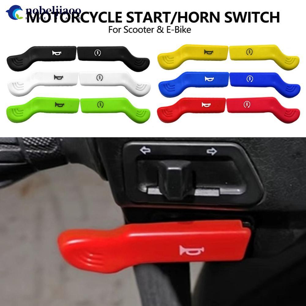 NOBELJIAOO 2 Pçs Motocicleta Iniciar Chifre Inter