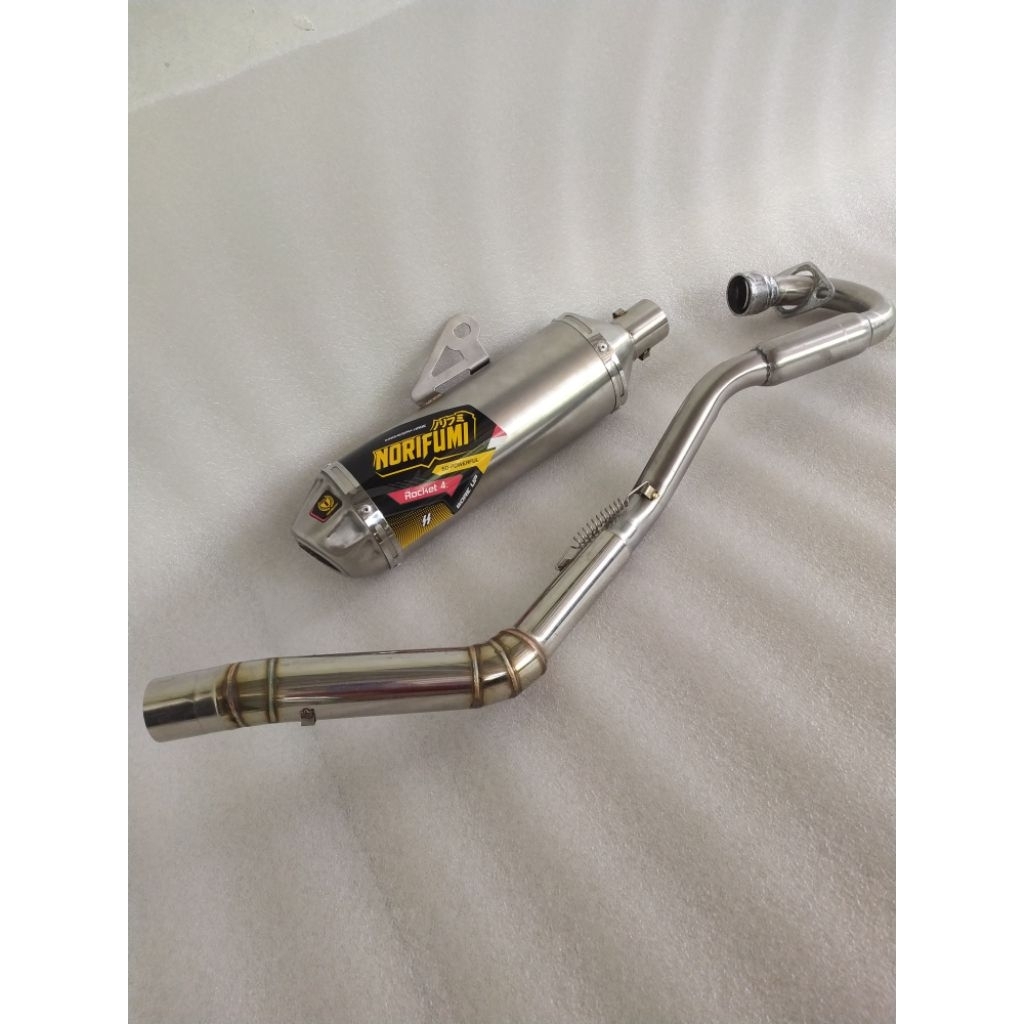 1 Conjunto De Escapamento NORIFUMI Furo Para XL200