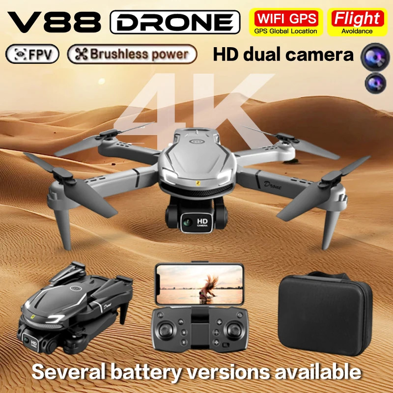 V88 Drone 8K GPS profissional HD fotografia aérea