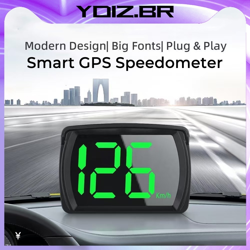 Velocímetro GPS Digital HUD Para Carro Velocímet