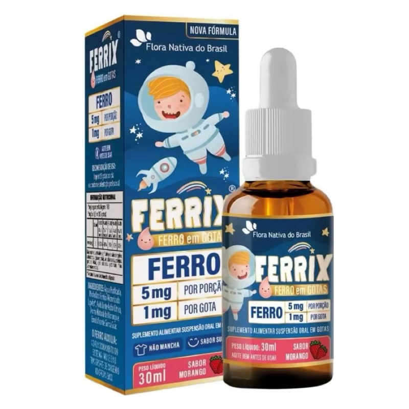 Ferrix 30ml Infantil Suplemento de Ferro Flora Nat