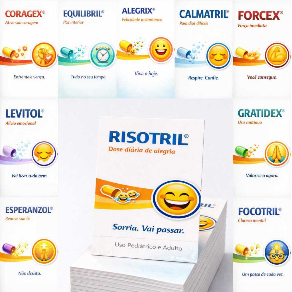 Tag Medicamentos da Alegria – Brinde para pa