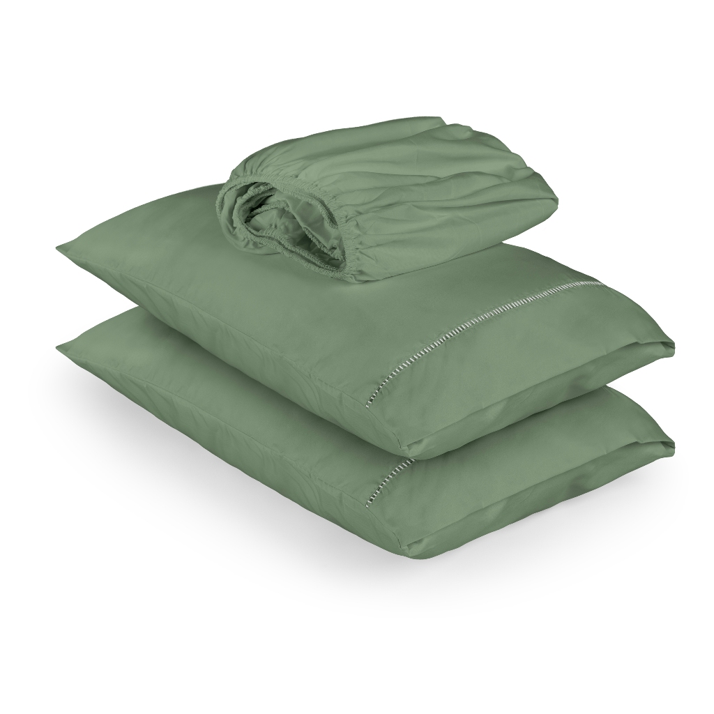 Lençol 400 Fios Tecido Suave Macio  Ponto Palito 