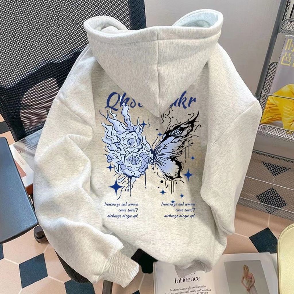 Moletom com Capuz Pelúcia Inverno 2025 High Stree