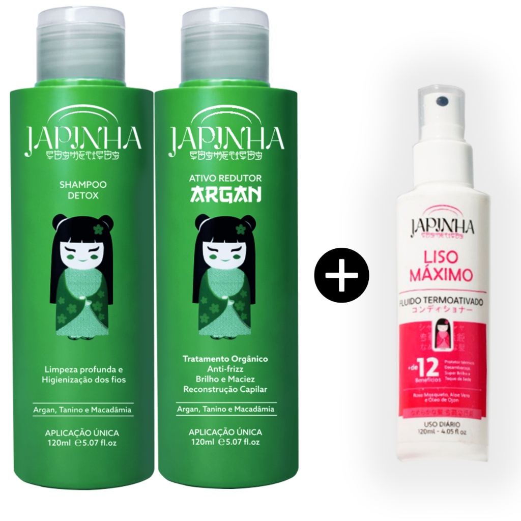 Kit Selagem Sem Formol Orgânica + Protetor Térmi