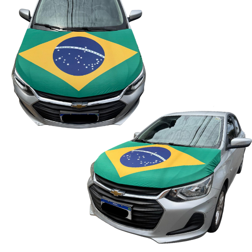 Capa Para Capô De Carro Bandeira do Brasil Copa d