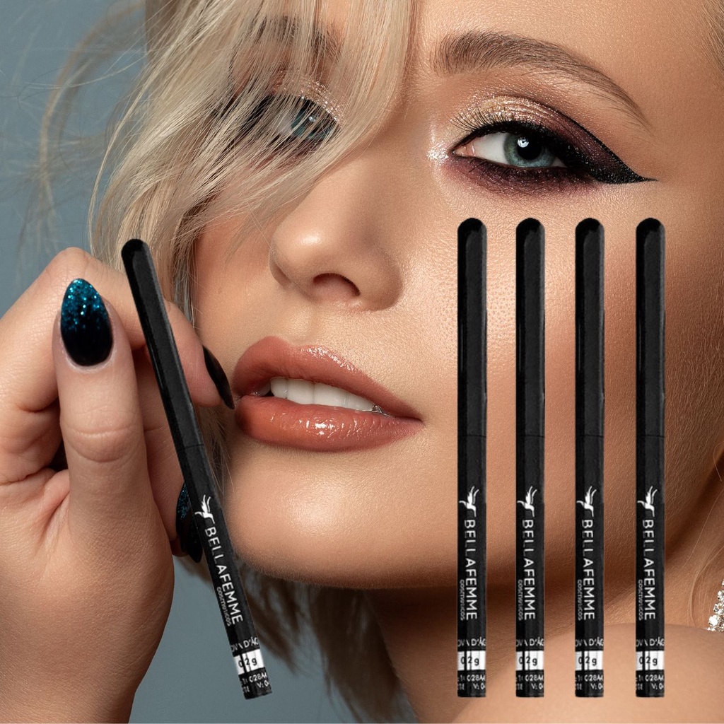 Kit 4 Lápis De Olhos Preto – Retrátil R