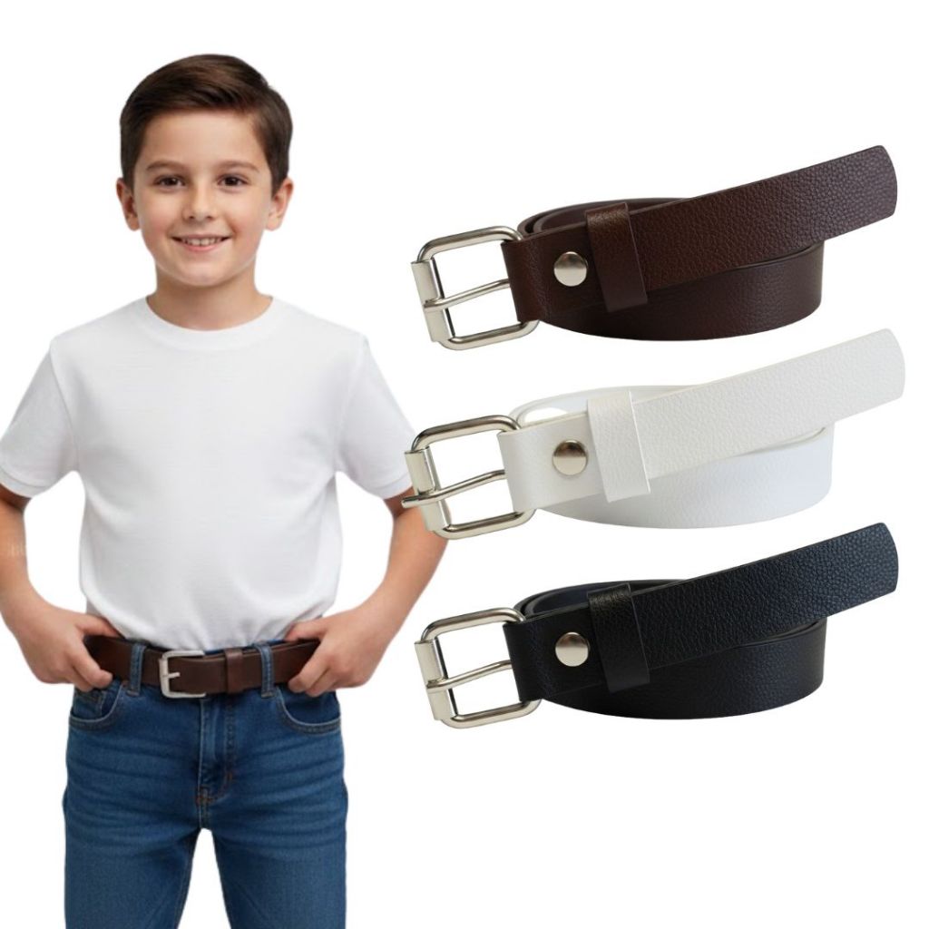 Kit 3 Cintos Infantil Masculino Moda Kids Estilo S