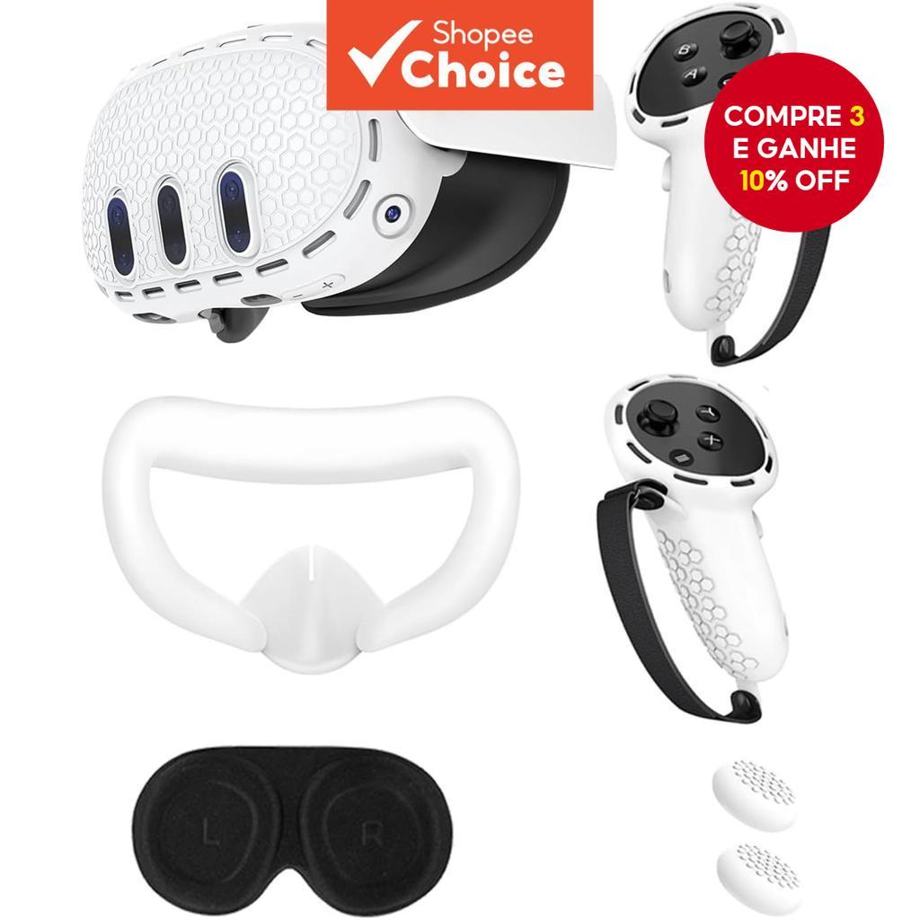 Para o conjunto de acessórios Meta Quest 3, capa 