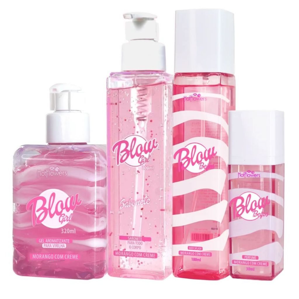 Kit Blow Girl Linha Completa Hot Flowers Creme / B