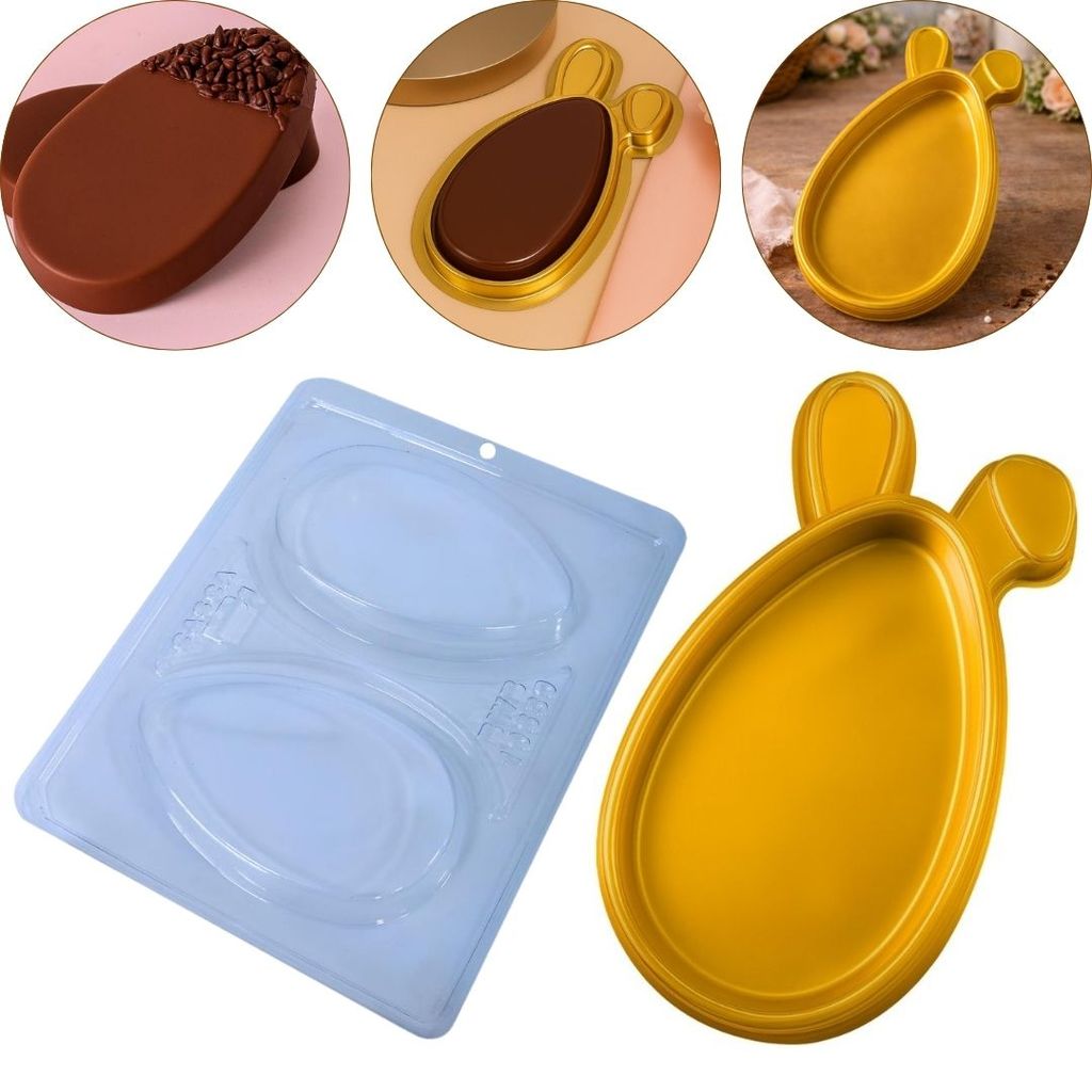 KIT 10 EMBALAGENS 14420 + 1 FORMA OVO TABLETE 1063