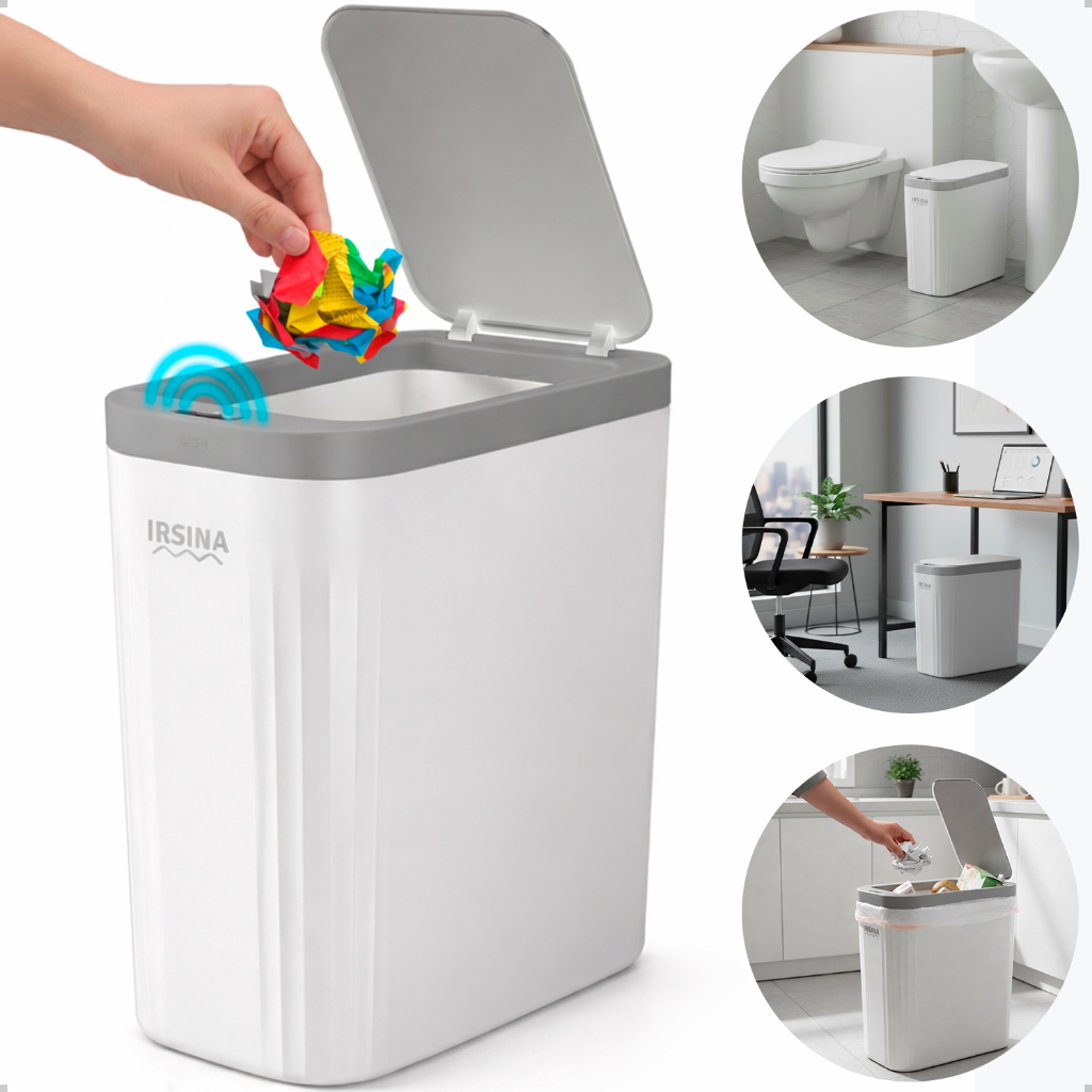 Lixeira Inteligente Automática 13L com Sensor Sma