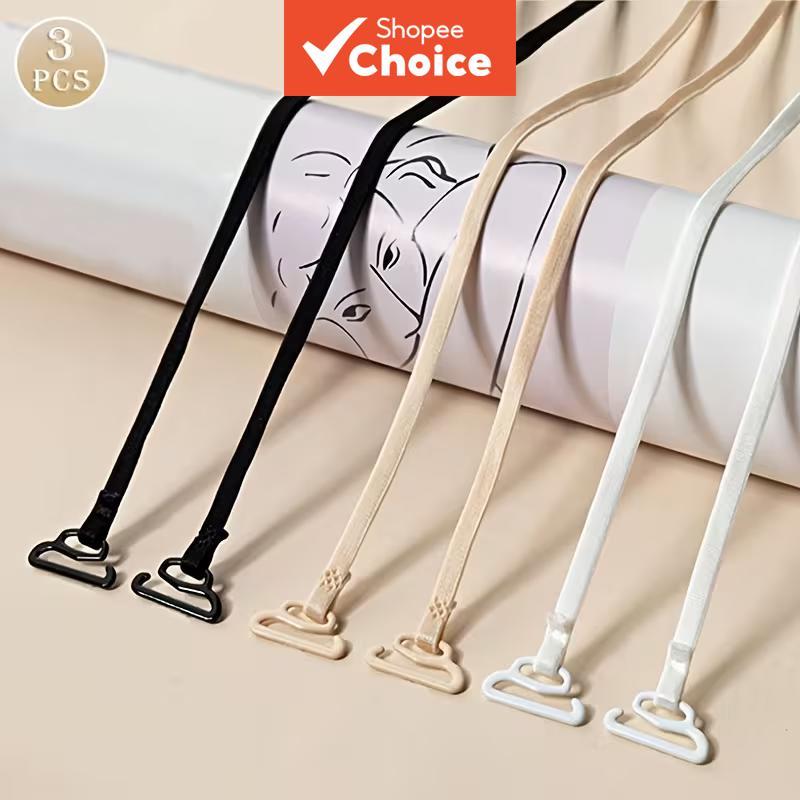 3 Pares de Acessórios para Alça de Sutiã Invis