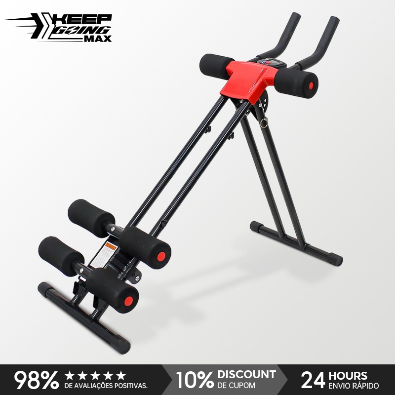 Máquina Portátil De Cintura E Abdominal Com Ajus