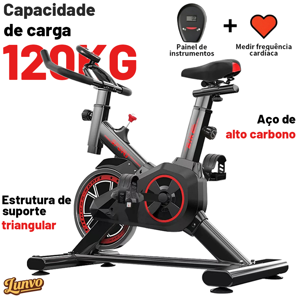 Bicicleta Bike Ergometrica Spinning Detecção De 