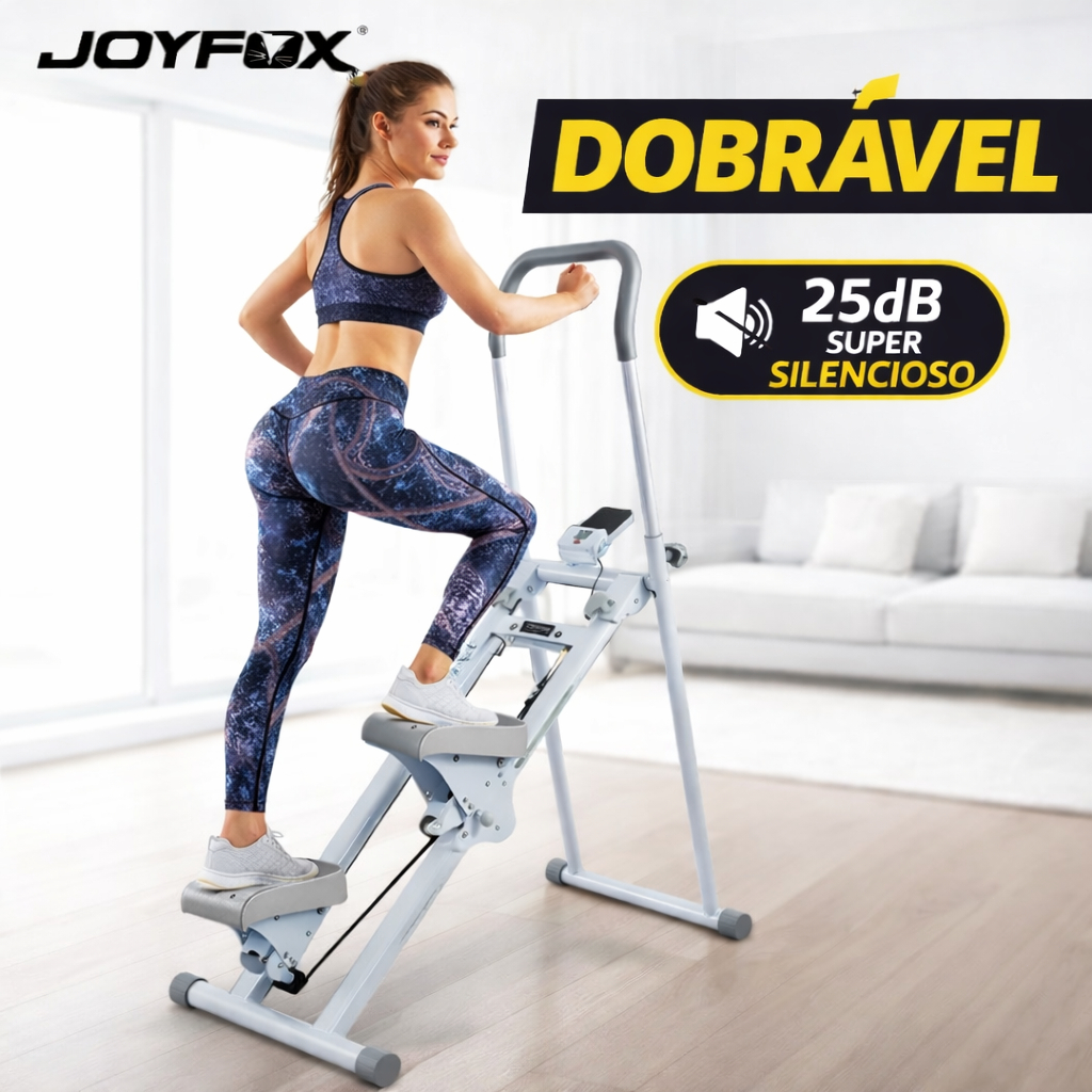 Estepper Doméstico 150kg 3 Níveis Ajustáveis Si