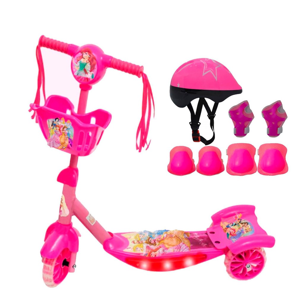 Patinete Infantil Metal Princesa meninA Surprise 3