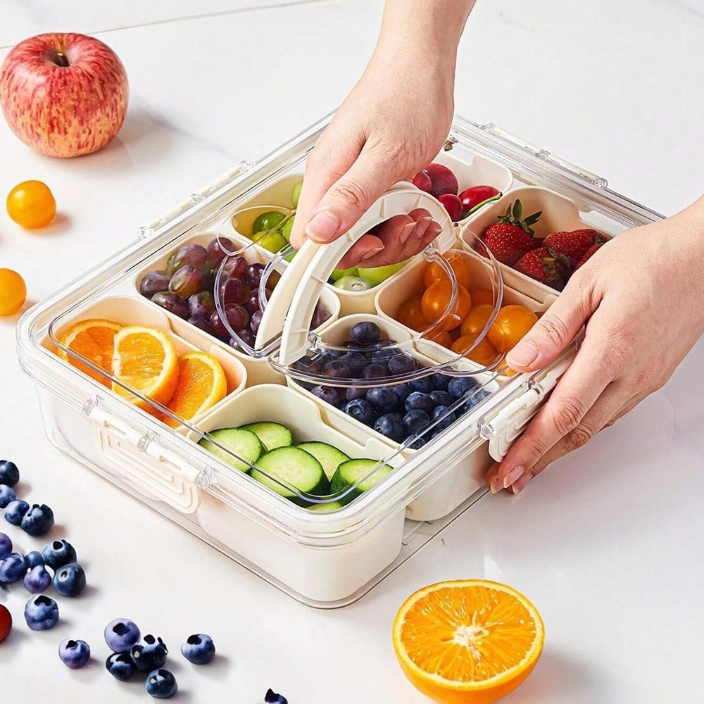 Pote Organizador de Geladeira Hermético Multiuso 