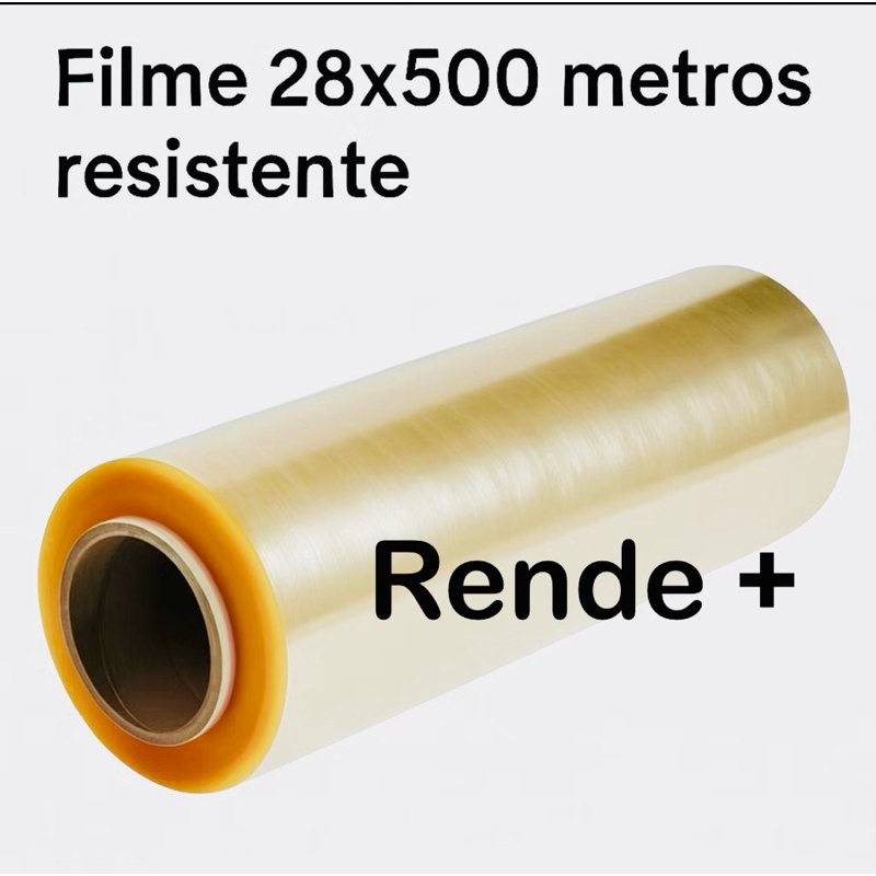 Rolo Bobina Plastica Filme PVC Refil 28x500mts 28c