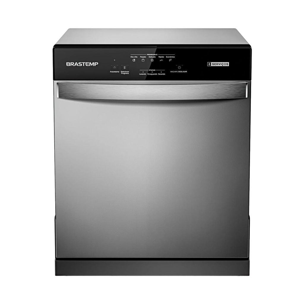 Lava Louças 8 Serviços Brastemp Cinza – BL