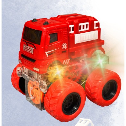 Mini Carrinho De Fricção Caminhão Bombeiro E Li