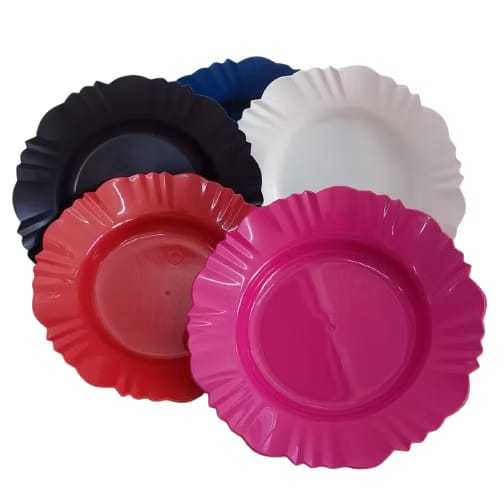 Prato Fundo Pétala Refeição; Kit de 4,8,12,16 o