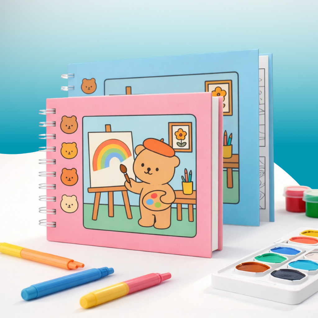 Livro Boob Good de Colorir Infantil 50 FOLHAS  Cap