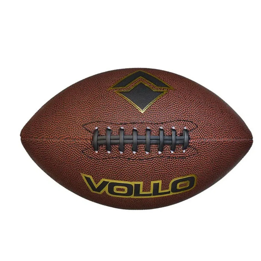 Bola Futebol Americano Vollo Premium Marrom / Pret