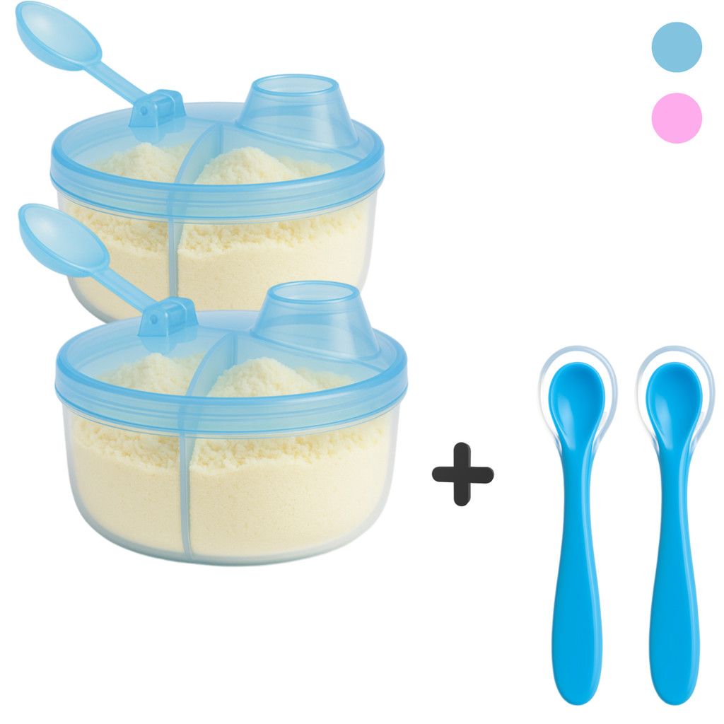 Dosador de Leite em Pó com Divisórias Porta leit