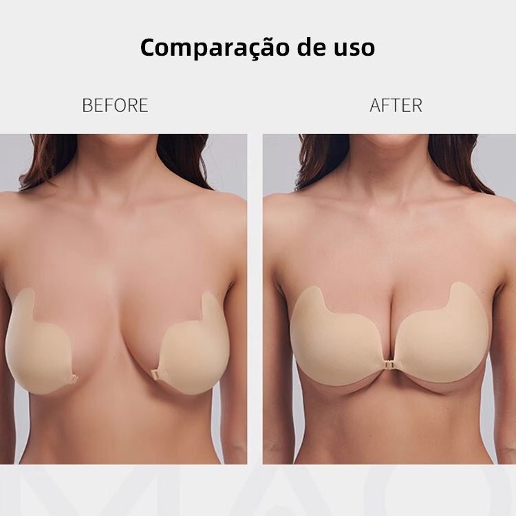 Adesivo de Silicone para Peito em Forma de Manga &