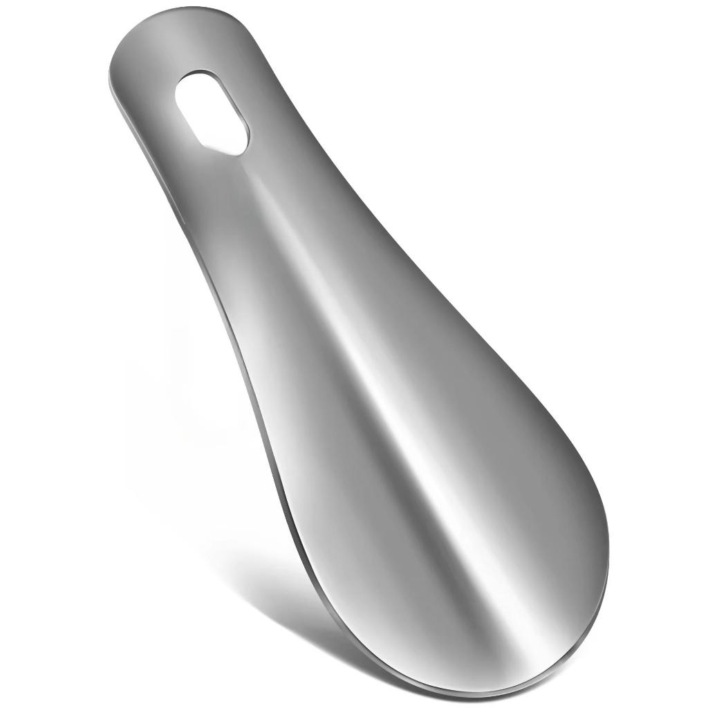 Calçadeira Sapato Aço Inox 10cm Tênis Universal