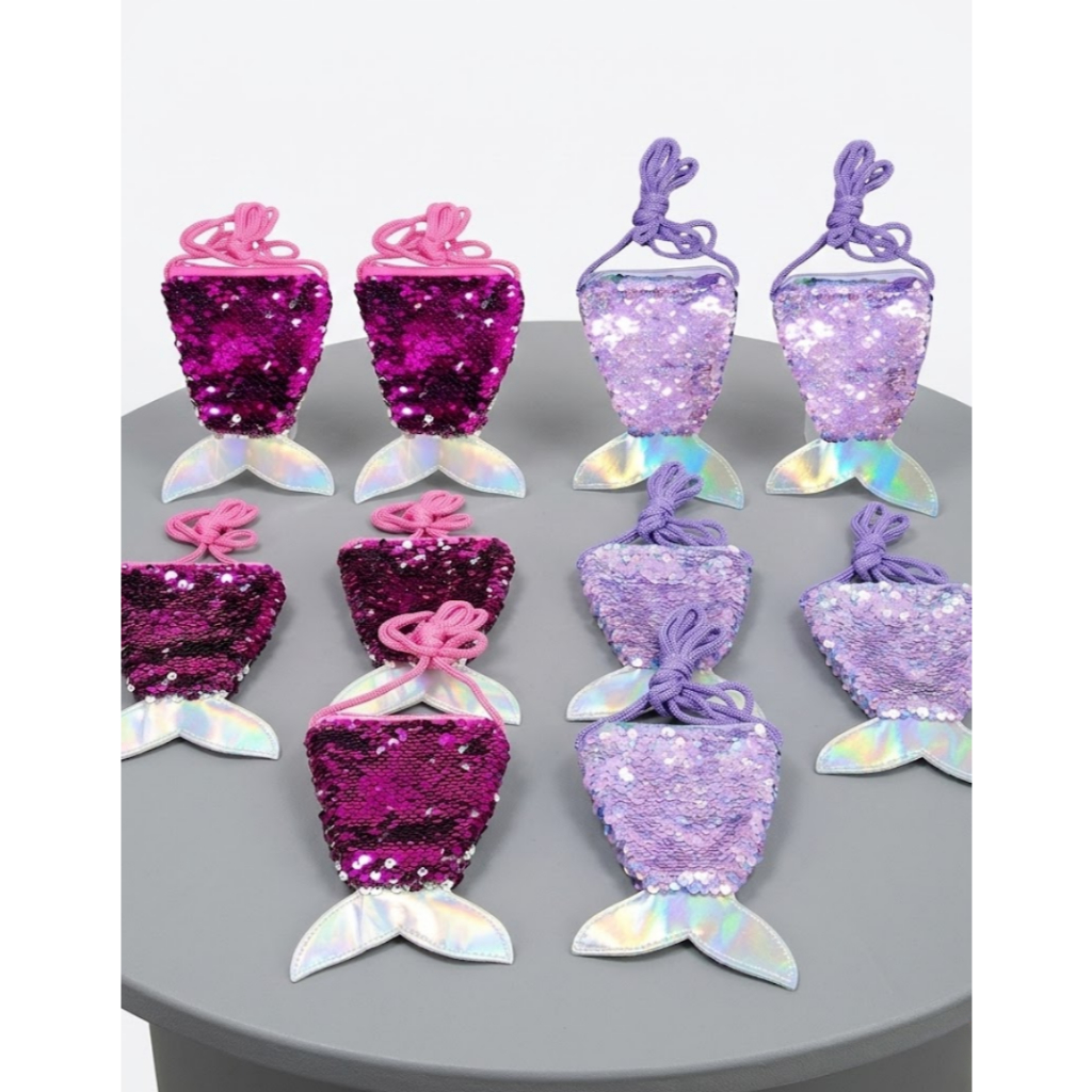 Lembrancinha Bolsinha Cauda De Sereia Meninas Pres