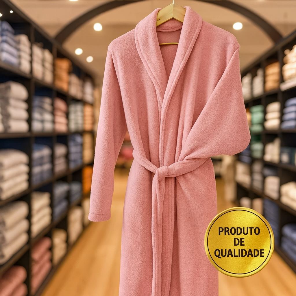 Roupão Microfibra Corttex Conforto Premium e Alta