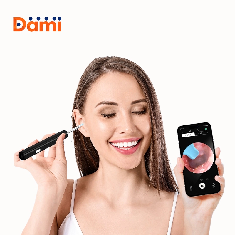 Kit Limpeza Ouvido Visual Inteligente Endoscópio 