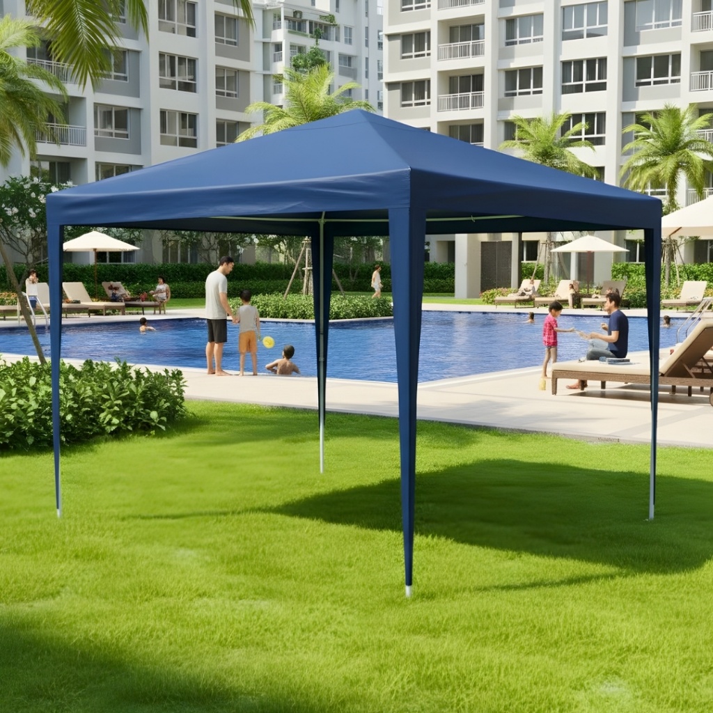 Tenda Gazebo Toldo 3x3m Sanfonada Reforçada Aço 